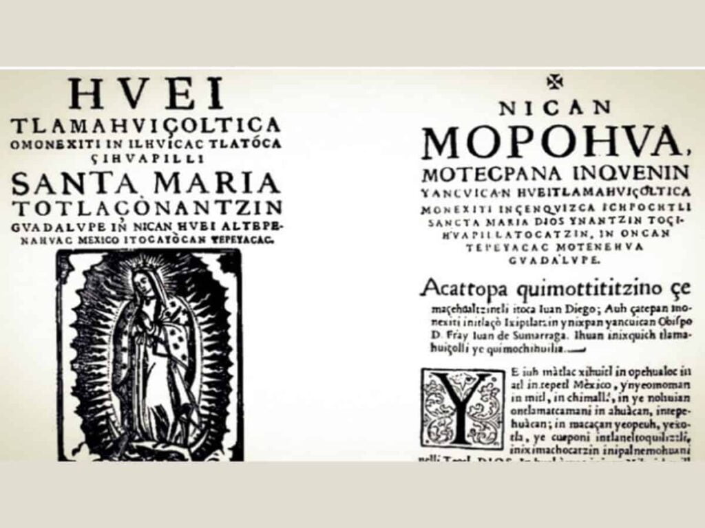 Nican Mopohua Pdf Completo Descargalo En Español Y Náhuatl 